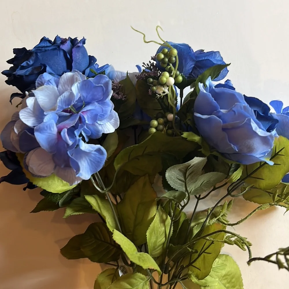 Blue floral bouquet